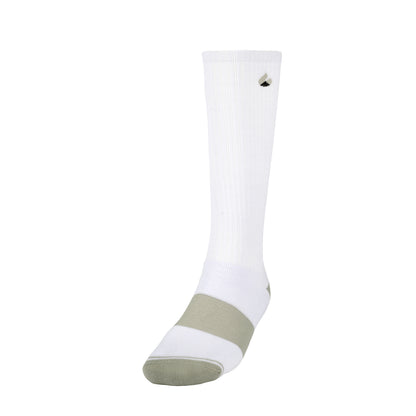 Compression Socken Weiss/Grau