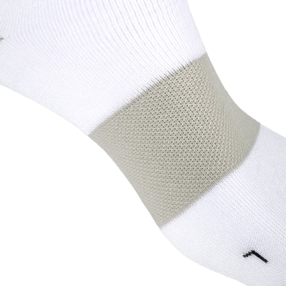 Compression Socken Weiss/Grau