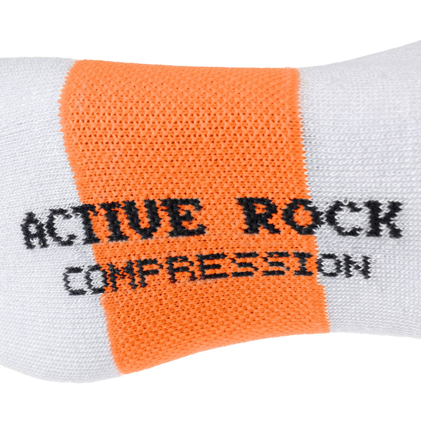Chaussettes Compression Blanc/Orange
