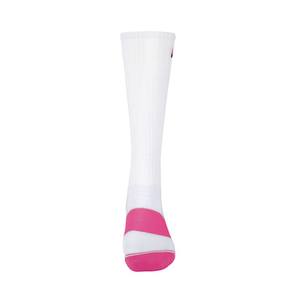 Kompression Socken Weiss/Pink