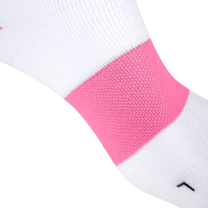 Kompression Socken Weiss/Pink