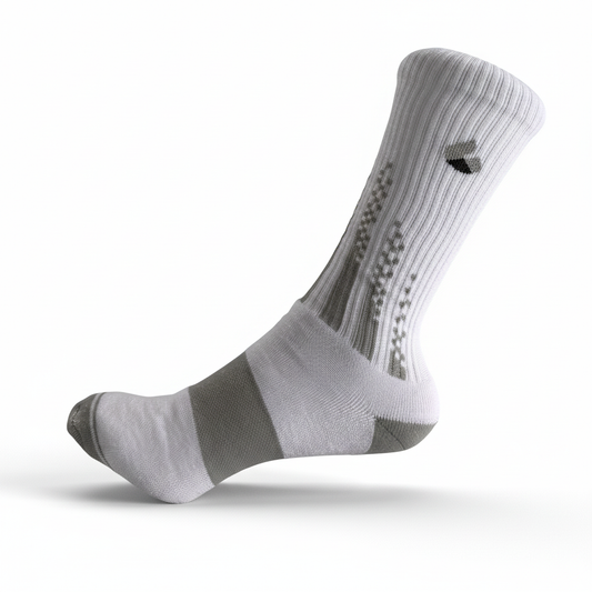 Chaussettes de Pickleball Crew Blanc/Gris