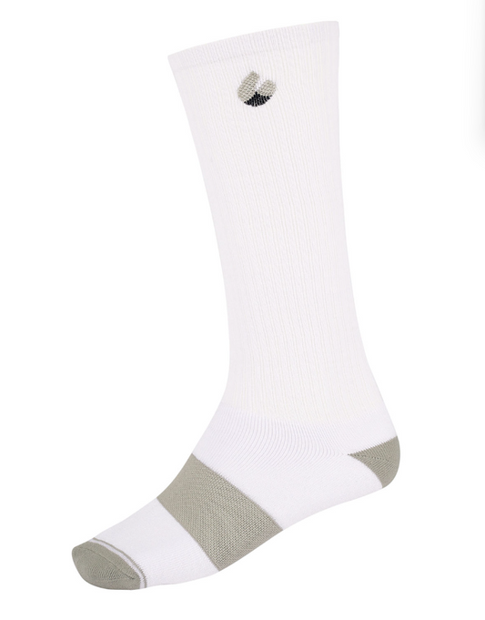 Chaussettes Compression Blanc/Gris